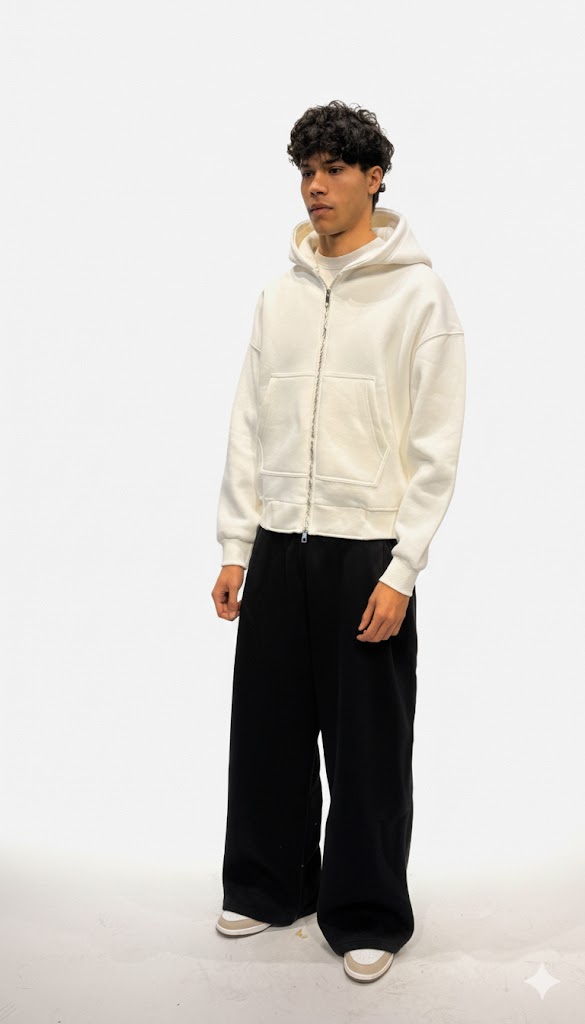 Hoodie Boxy Fit 2ZIP