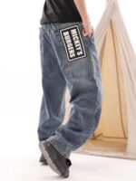 BALLON DENIM IN GREEN IN BLUE