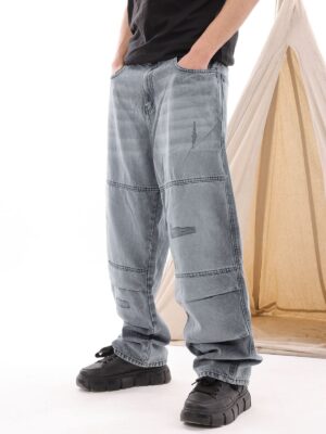 BALLON DENIM WASHED GRAY