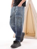 RELAXED DENIM GREEN WASHED