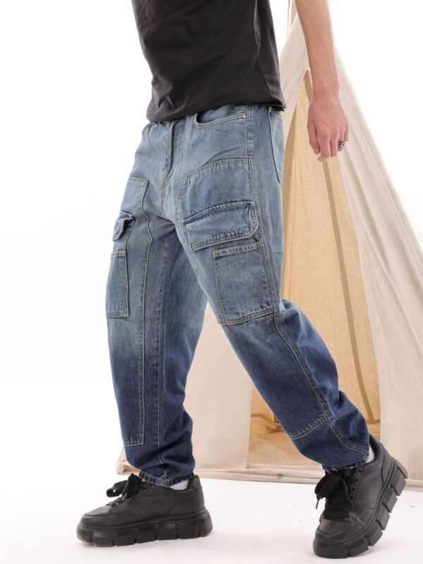 RELAXED DENIM GREEN WASHED