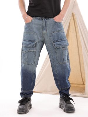 RELAXED DENIM GREEN WASHED