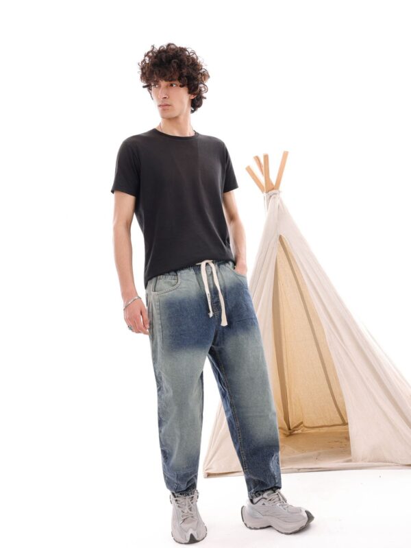 BALLON DENIM GREEN ICE WASHED