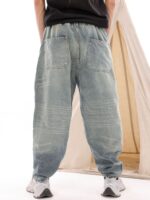 BALLON DENIM GREEN ICE WASHED