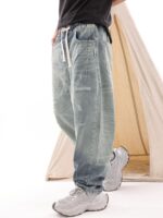 BALLON DENIM GREEN ICE WASHED