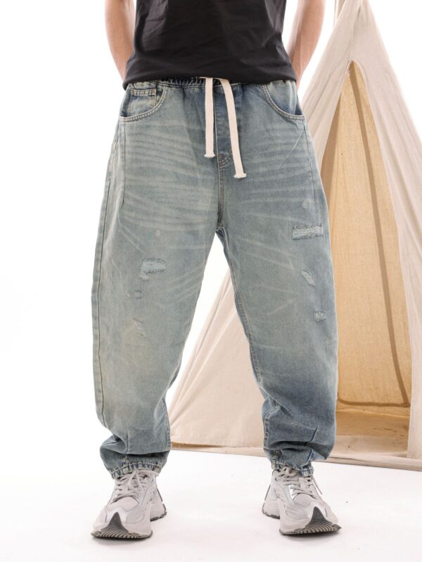 BALLON DENIM GREEN ICE WASHED